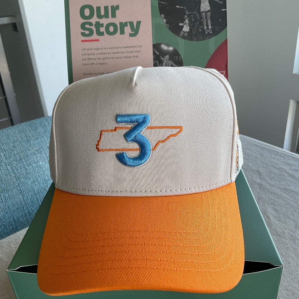 Lift & Legacy Baseball Hat - #3 for Candice Parker Tennessee
